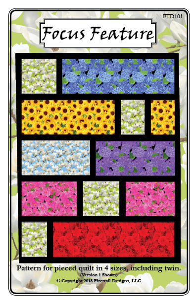 Our Focus Feature Pattern with Fresh Market Flowers